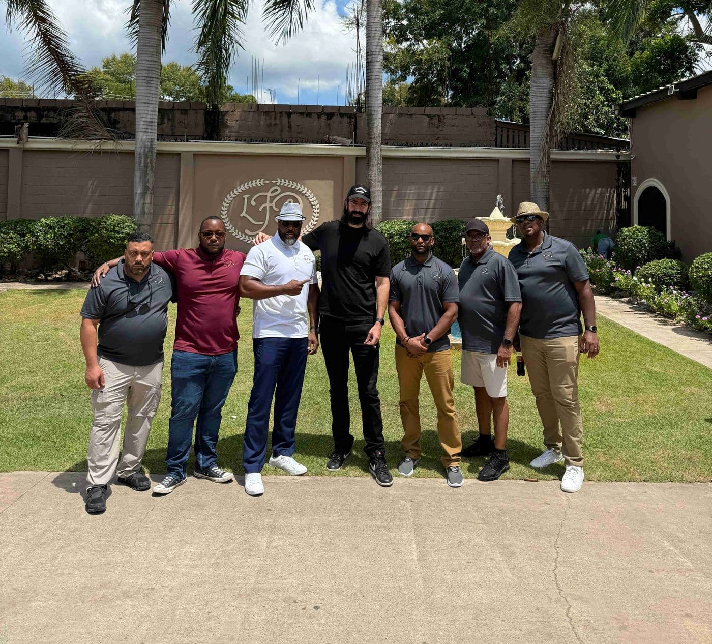 Tony Gomez welcoming Coffee Brothers Cigar Club at La Flor Dominicana factory tour